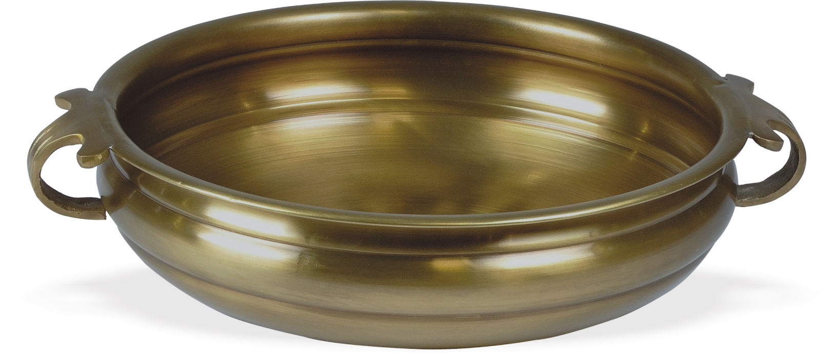 Brass Urli Foot Ritual Bowl with Handles