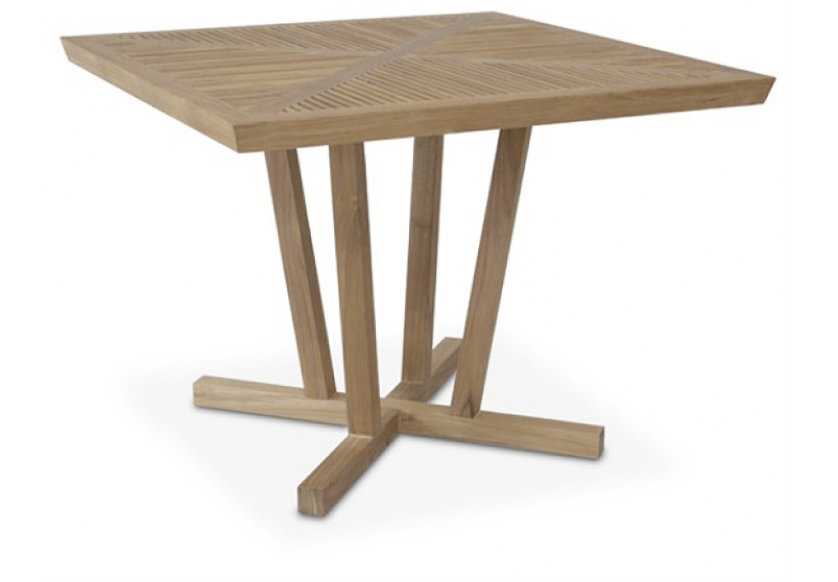 Korogated Square Dining Table