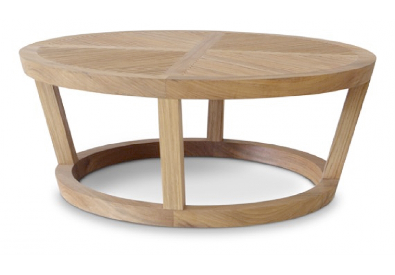 Korogated Round Coffee Table
