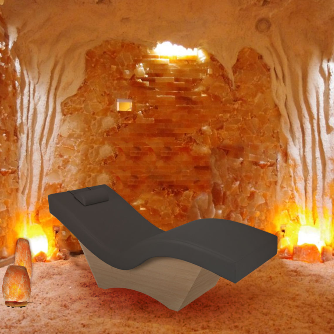 Spavision | Wave Lounger - Salt Room Edition