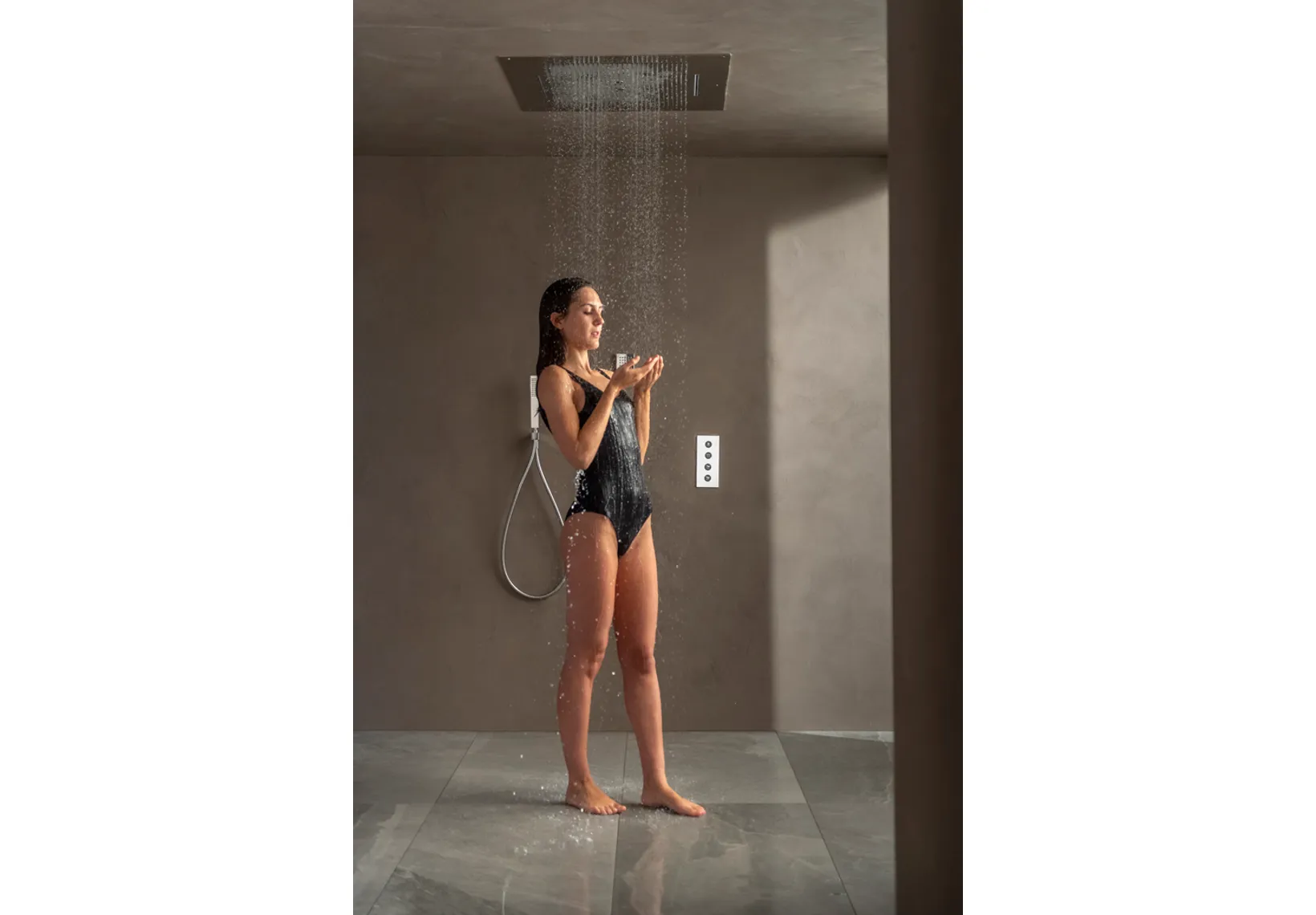 Helvetica Swiss Shower 